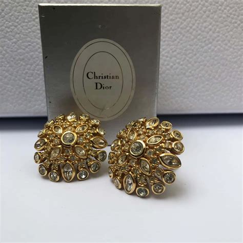 dior flower jewelry|authentic christian Dior jewelry.